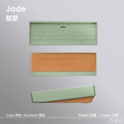 [Group Buy] Neo65 Core Plus Keyboard Kit -Qwertyqop Store Anodized Jade Copper weight