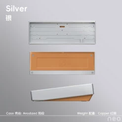 [Group Buy] Neo65 Core Plus Keyboard Kit -Qwertyqop Store Anodized Silver Copper weight