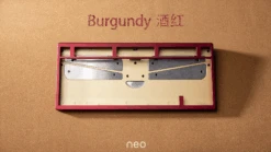 [Instock] Neo75 CU Keyboard Kit -Qwertyqop Store Burgandy