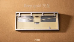 [Instock] Neo75 CU Keyboard Kit -Qwertyqop Store Grey gold