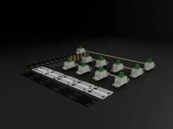 DesignerStudio Adaptive Screw-in Stabilizer -Qwertyqop Store Luminous Green