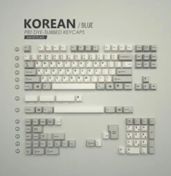 XMI PBT Keycaps V3 -Qwertyqop Store korean blue