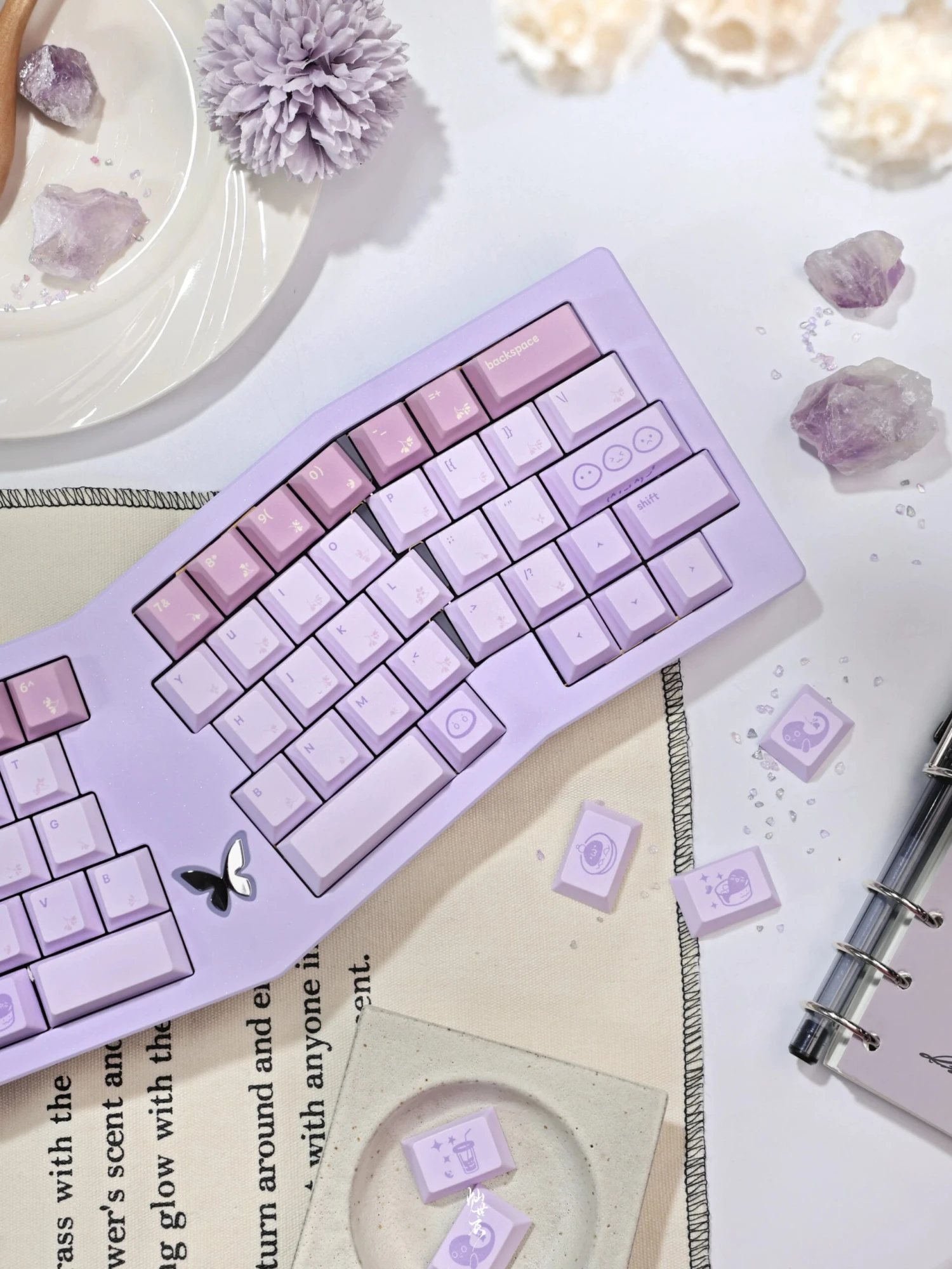 QK Taro Balls Keycaps 2 QK Taro Balls Keycaps - Image 2