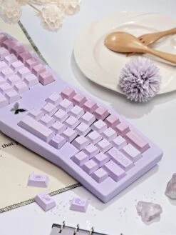 QK Taro Balls Keycaps