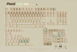 QK Pearl Milk Tea Keycaps -Qwertyqop Store mmexport1744610359354